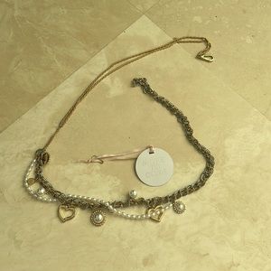 lovers + friends new with tags chain charm belt